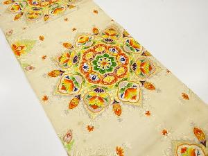 アンティーク　織華佐竹製　華紋織り出し袋帯（材料）